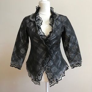 Lace Trimmed Jacket